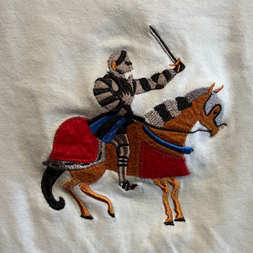 Leveret Kids Pajamas with Knight and Horse Appliqué size 10 - Picture 3 of 3
